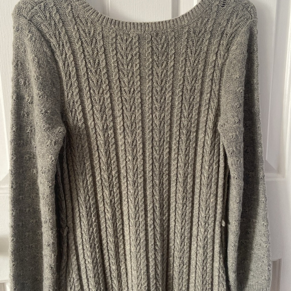 🎄Last price 🎄H&M Cable Knit dresse– Beige, Cozy Classic (Size M) - Picture 10 of 14